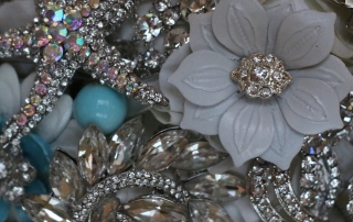 Brooch Jeweled Wedding Bouquet